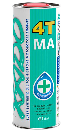 Моторное масло Xado Atomic Oil Super Synthetic 4T MA 10W-40, 1л